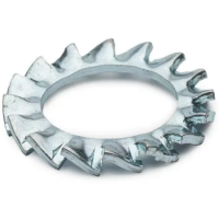 Шайба М2 DIN 6798 / ГОСТ 10463-81 форма А оцинкованная сталь